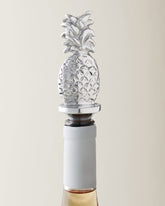 Pineapple Bottle Stopper - Silver