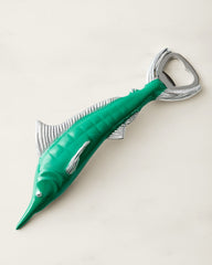 Green Marlin Bottle Opener - Green