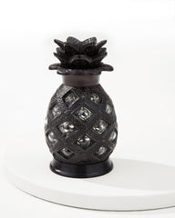 Small Glass Pineapple Votive Holder - Antique Bronze