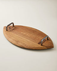 Leaf Platter - Aged Oak