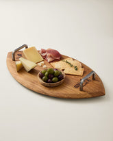Leaf Platter - Aged Oak