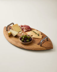 Leaf Platter - Aged Oak