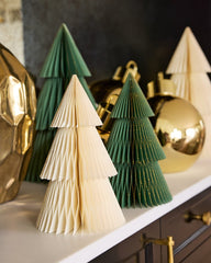 Ivory 12-Inch Paper Tabletop Tree - Ivory