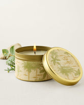 Beach Linen 6-oz. Travel Candle Tin - Gold