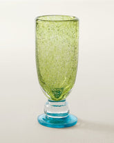 7.1-oz. Bubble Mimosa Glass - Green