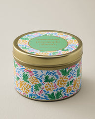 Pineapple Cilantro Printed 6-oz. Travel Candle Tin - Pineapple Cilantro