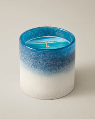 Sea Salt & Coastal Mist Frosted Glass 8.8-oz. Candle - Sea Salt