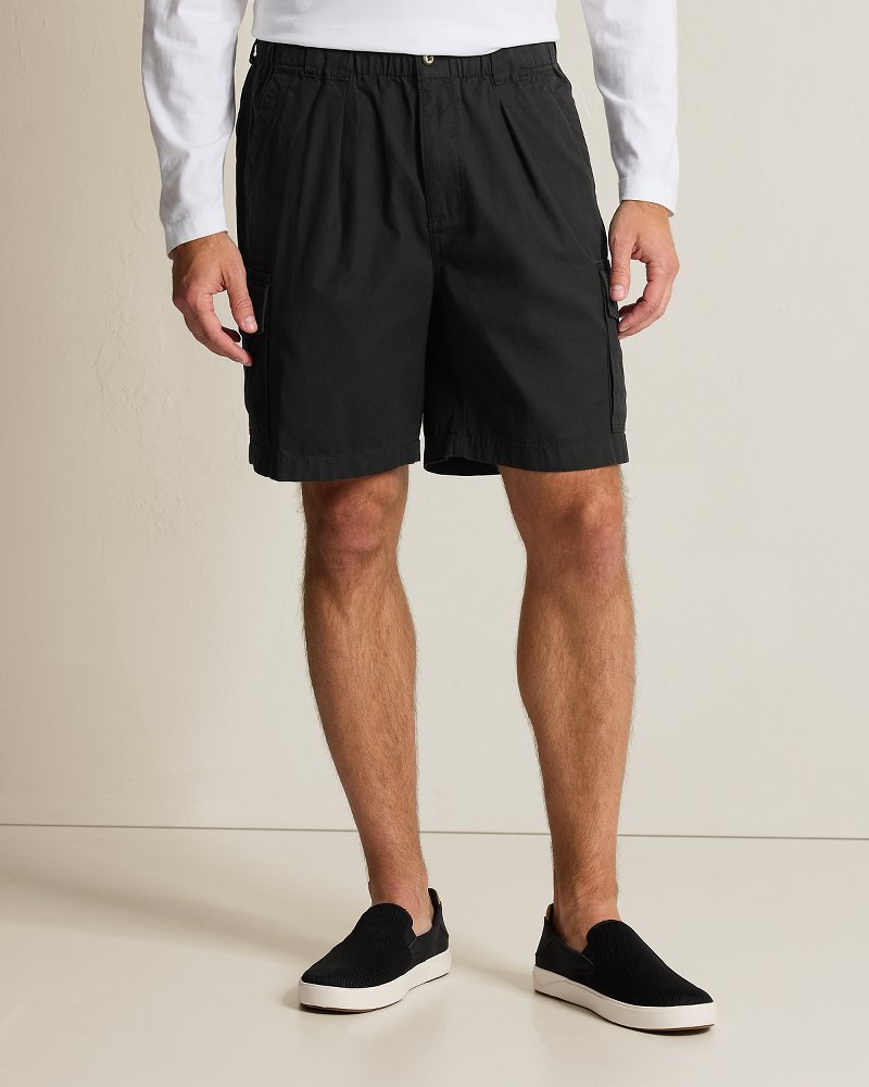 Bahama Survivor E-Waist 8-Inch Shorts - Black