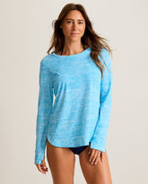 Relaxed Rash Guard - Ocean Jewel