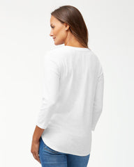 Collegiate Ashby Isles Rib 3/4-Sleeve T-Shirt - Texas