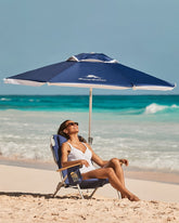 Tommy Bahama Easy-Set-Up Umbrella with ANCHORX - Navy
