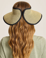Packable Ultra-Braid Visor - Black Multi