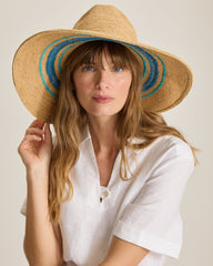 Viola Crochet Raffia Hat - Nocturnal
