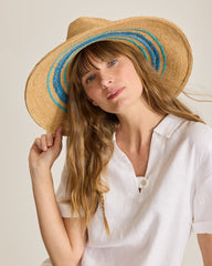 Viola Crochet Raffia Hat - Nocturnal