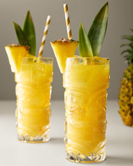 Viski Crystal Tiki 14-oz. Glasses - Set of 2 - Clear