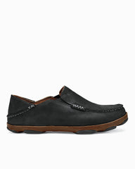 Men's OluKai Moloā Slip-On Shoes - Black