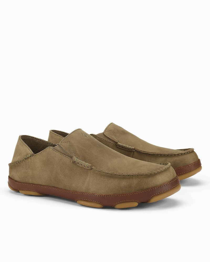 Men's OluKai Moloā Slip-On Shoes - Clay