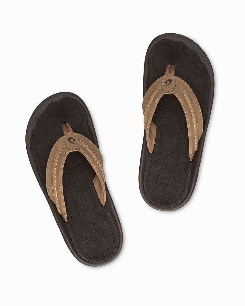 Men's OluKai Hokua Sandals - Tan