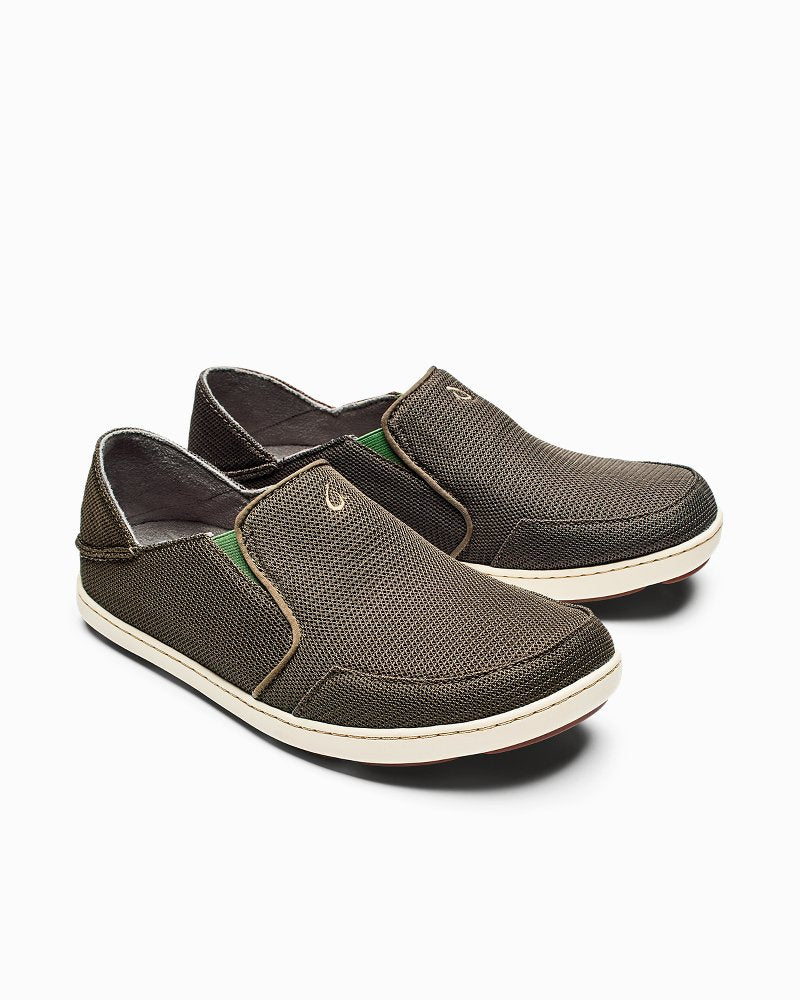 Men's OluKai Nohea Mesh Slip-On Shoes - Mustang