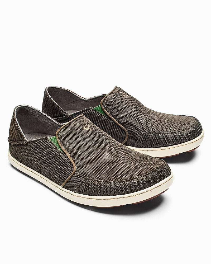 Men's OluKai Nohea Mesh Slip-On Shoes - Mustang