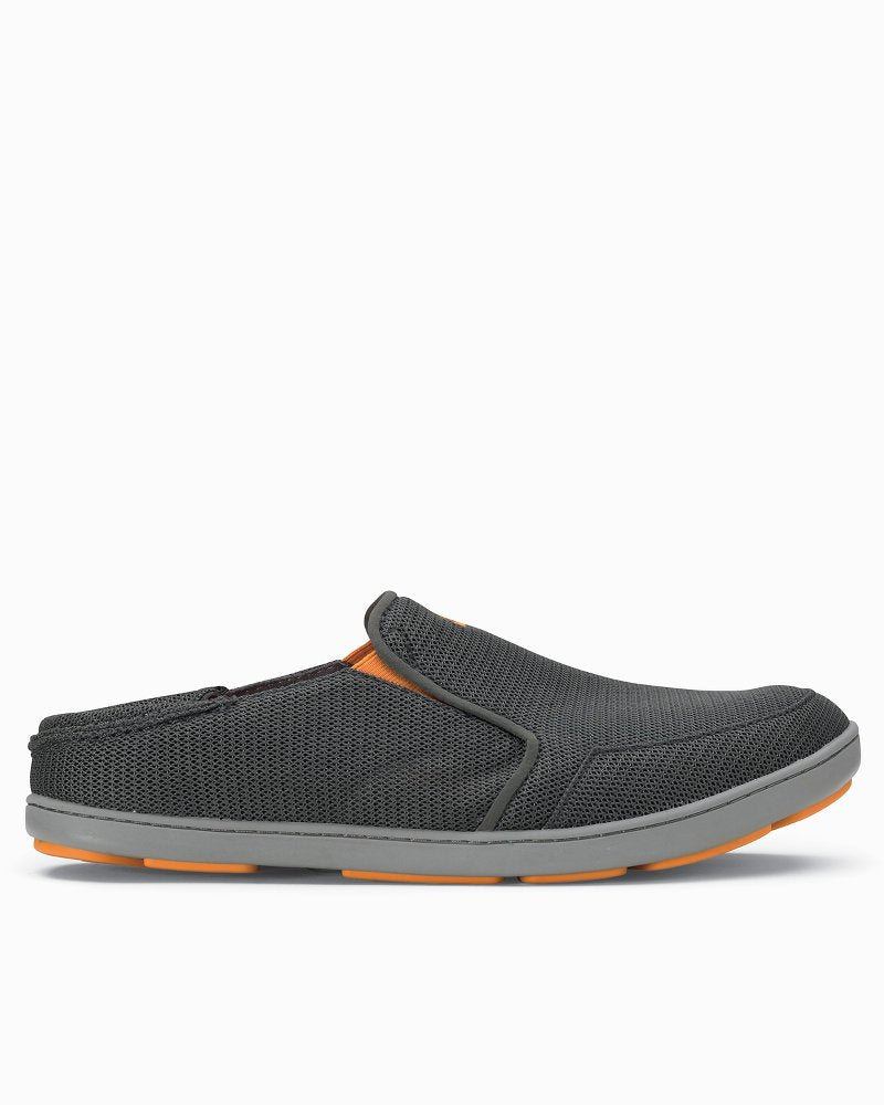 Men's OluKai Nohea Mesh Slip-On Shoes - Dark Shadow