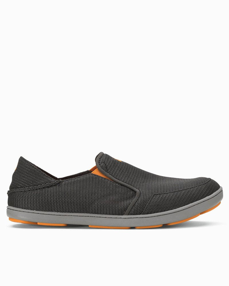 Men's OluKai Nohea Mesh Slip-On Shoes - Dark Shadow