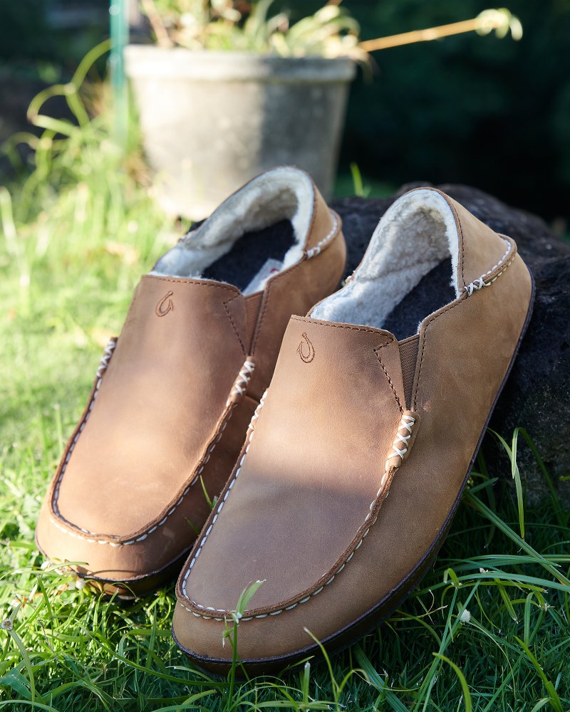 Men's OluKai Moloā Slippers - Toffee
