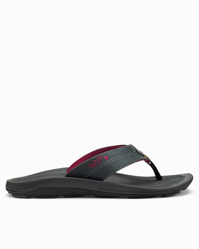 Men's OluKai Kīpī Sandals - Dark Shadow