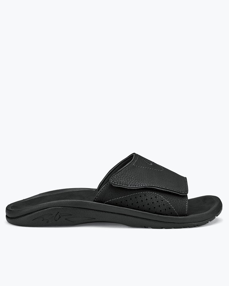 Men's OluKai Nalu Slide Sandals - Black
