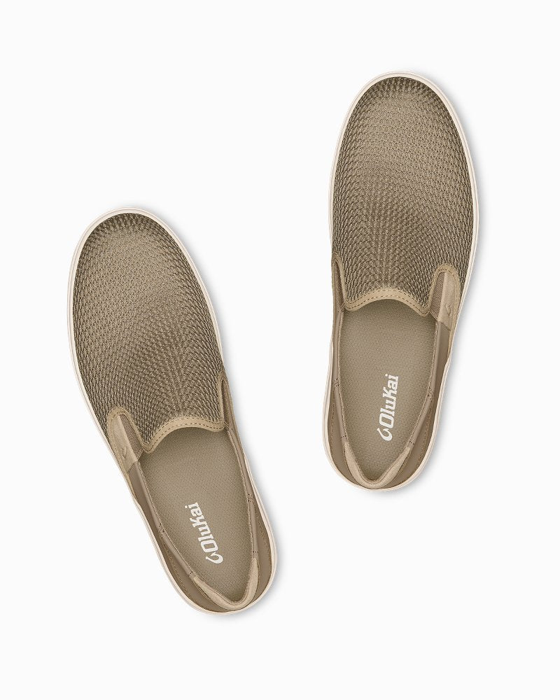 Men's OluKai Lae'ahi Slip-On Shoes - Clay