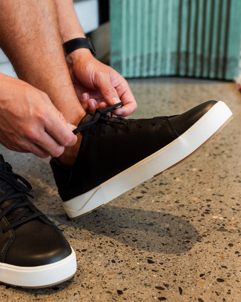 Men's OluKai Lae'ahi Lī 'Ili Sneakers - Onyx