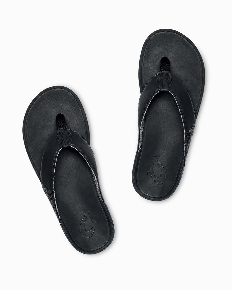 Men's OluKai Tuahine Sandals - Black