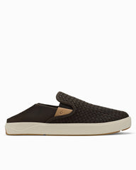 Men's OluKai Lae'ahi Lauhala Slip-On Shoes - Dark Java