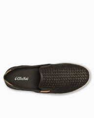 Men's OluKai Lae'ahi Lauhala Slip-On Shoes - Dark Java