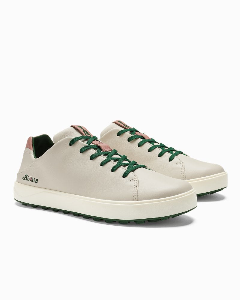 Men's OluKai Azalea Aloha Wai'alae Golf Shoes - White Sand