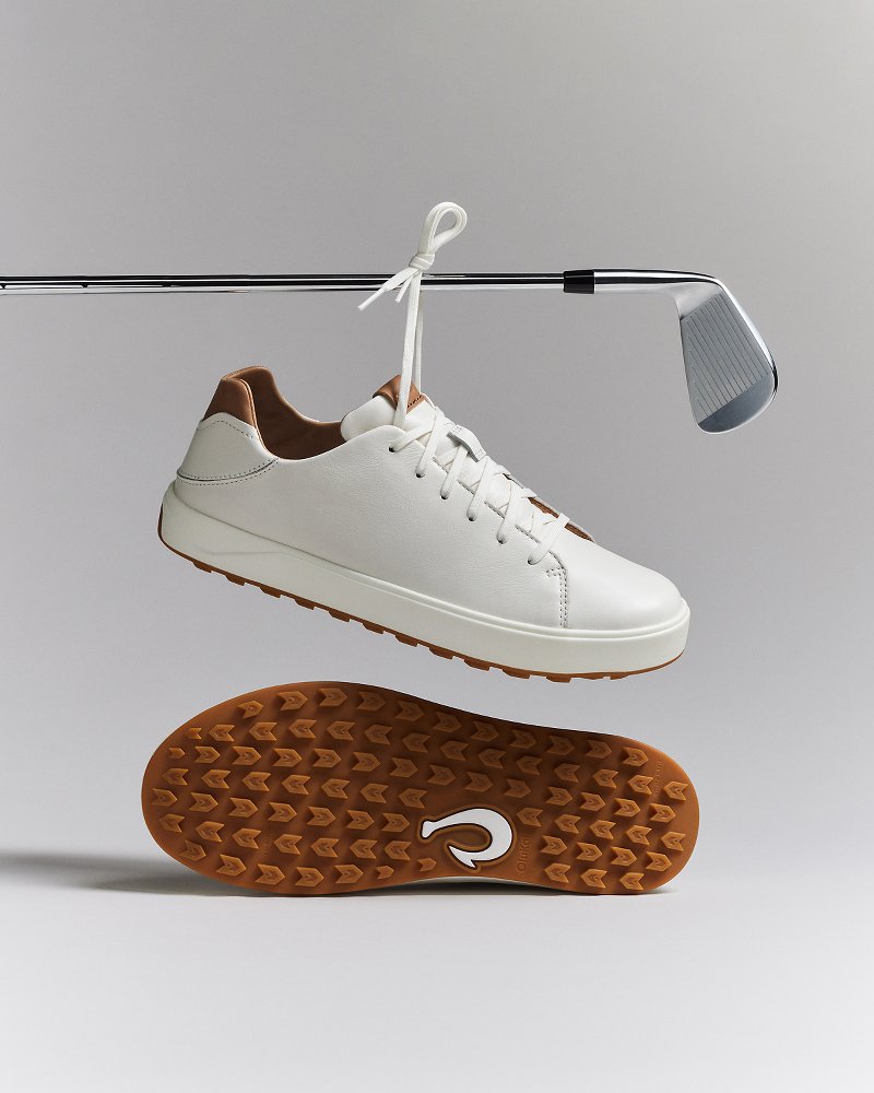 Men's OluKai Wai'alae Golf Shoes - White
