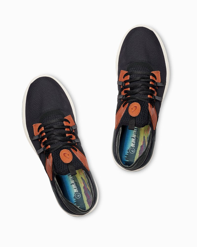 Men's OluKai Manele Golf Shoes - Black