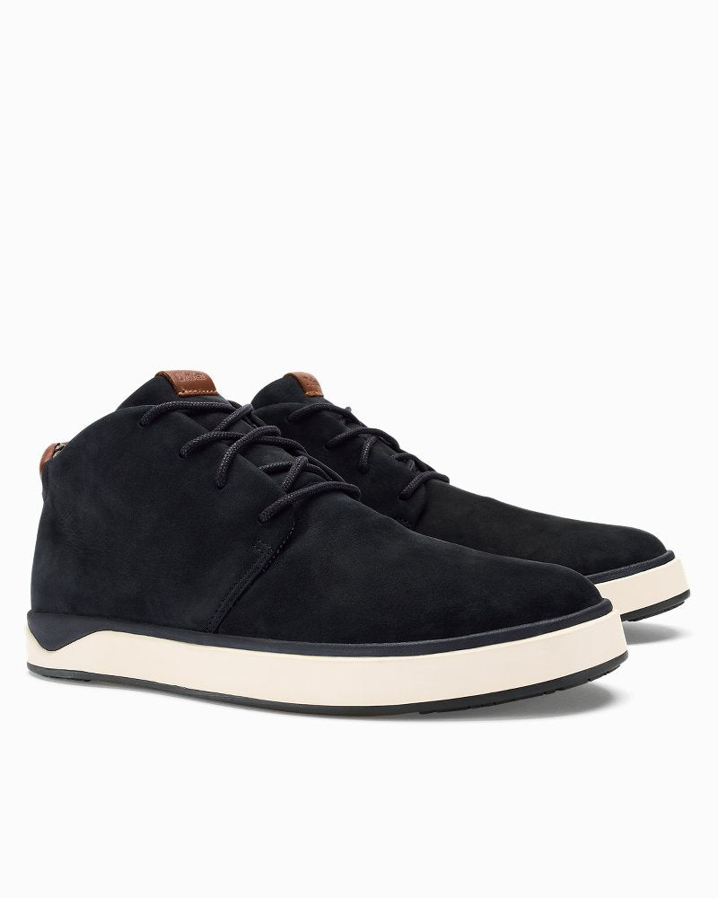 Men's OluKai Papakū 'Ili Chukka Boots - Black