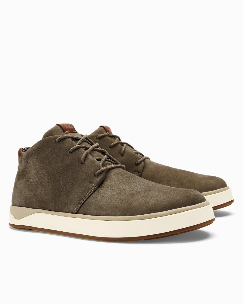 Men's OluKai Papakū 'Ili Chukka Boots - Mustang