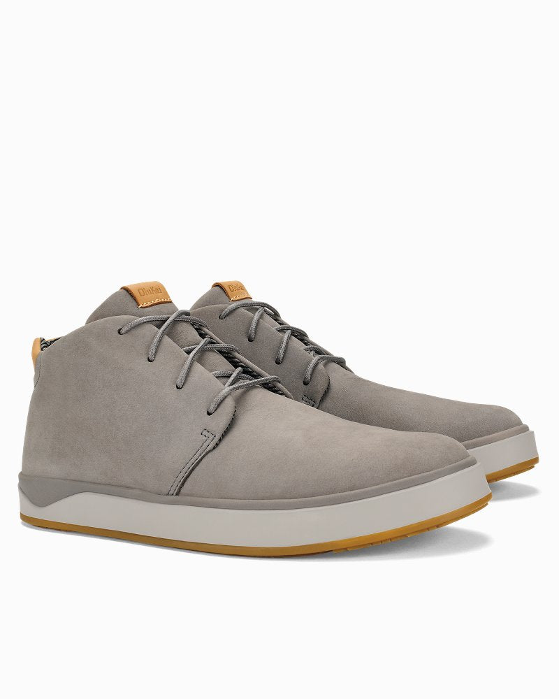 Men's OluKai Papakū 'Ili Chukka Boots - Graphite