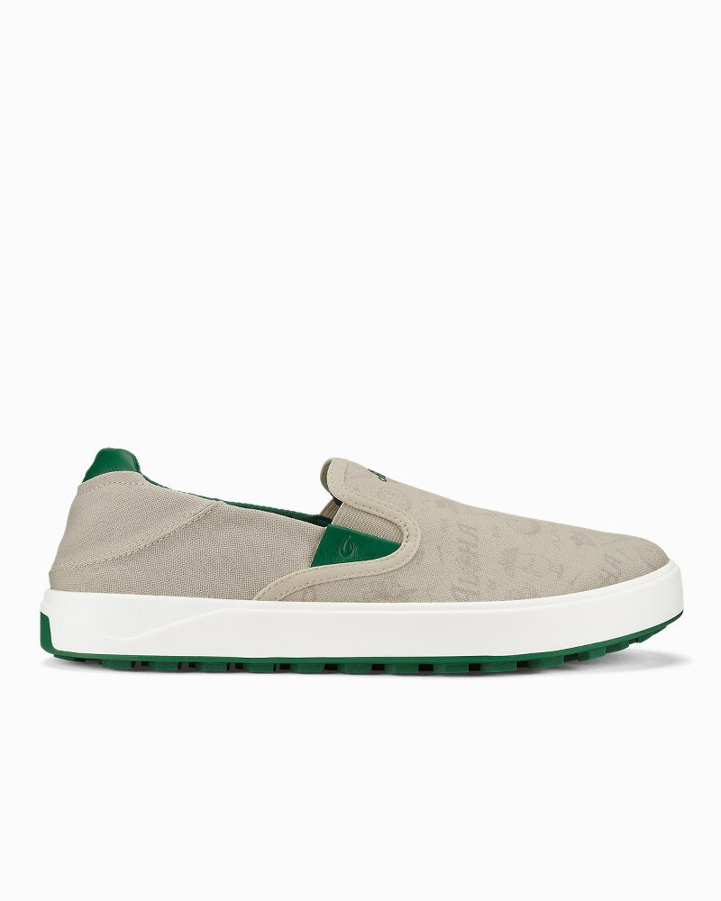 Men's OluKai Azalea Aloha Wai'alae Golf Slip-On Shoes - Tapa