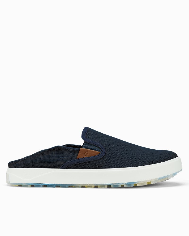 Men's OluKai Wai'alae Slip-On Golf Shoes - Trench Blue