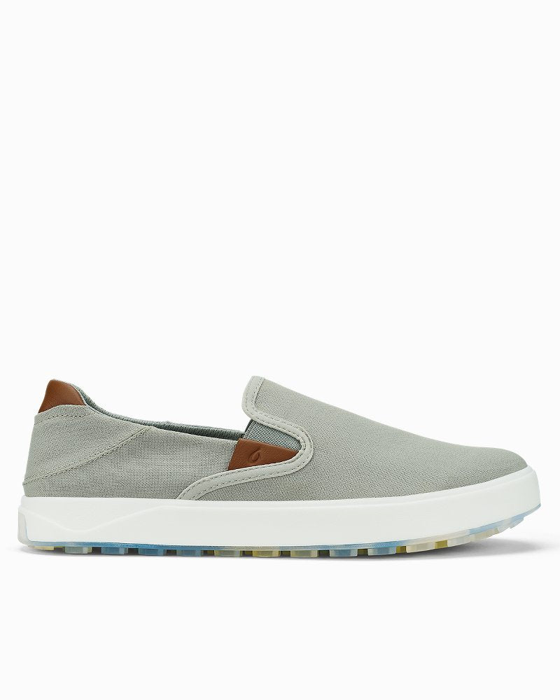 Men's OluKai Wai'alae Slip-On Golf Shoes - Ash