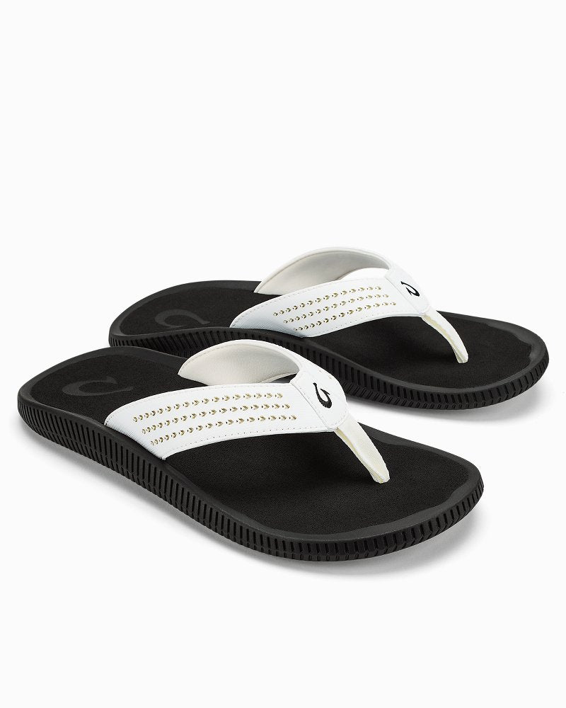 Men's OluKai Ulele Golf Sandals - White