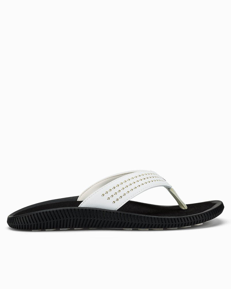 Men's OluKai Ulele Golf Sandals - White