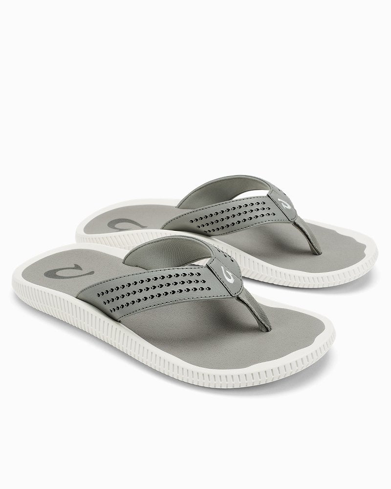 Men's OluKai Ulele Golf Sandals - Ash