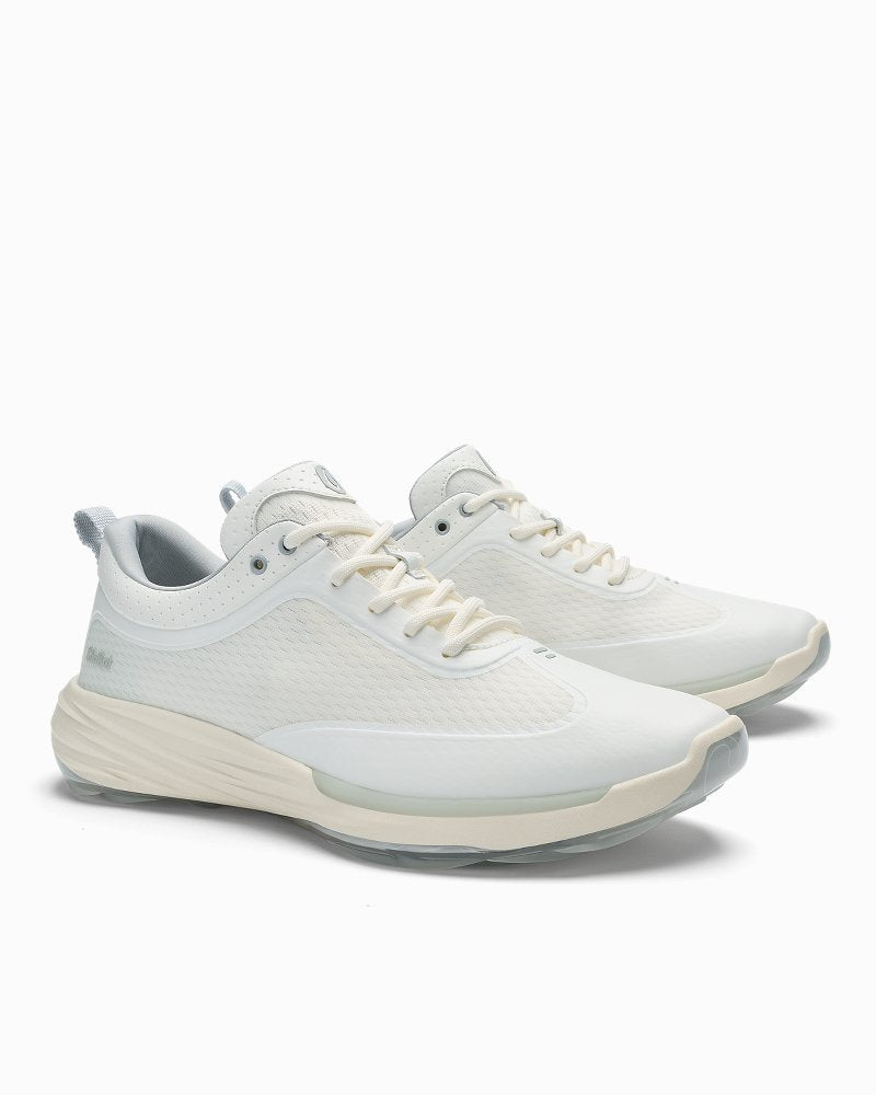 Men's OluKai Mākena Waterproof Golf Shoes - White