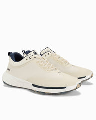 Men's OluKai Mākena Waterproof Golf Shoes - White Sand