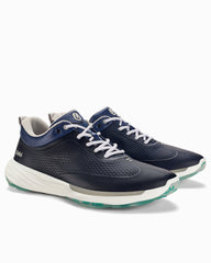 Men's OluKai Mākena Waterproof Golf Shoes - Mood Indigo