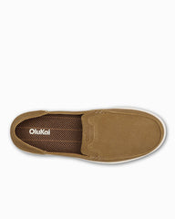 Men's OluKai Kākaha Nia Slip-On Loafers - Vintage Khaki
